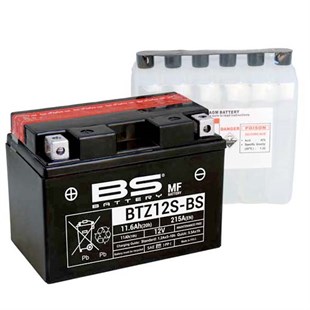 BS BatteryAküBTZ12S-BS Bs-Battery  Motosiklet Aküsü